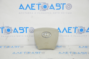 Airbag in steering wheel driver Toyota Sienna 11-16 beige, peeling chrome