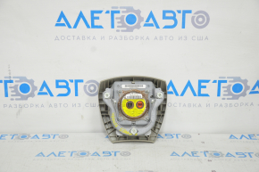 Airbag in steering wheel driver Toyota Sienna 11-16 beige, peeling chrome