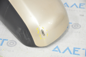 Side mirror left Toyota Sienna 11-17 5 pins, heated, golden, scale on mirror element, scratches