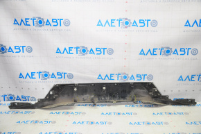 Trunk door molding with Mitsubishi Outlander emblem 16-17 rest, broken fastener, scratches