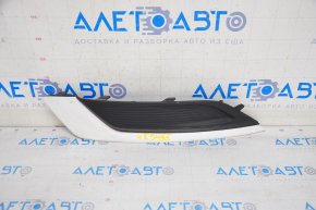 Front bumper grille left Ford Fusion mk5 17-18 without fog lights white, sand