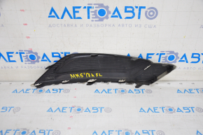 Front bumper grille left Ford Fusion mk5 17-18 without fog lights white, sand