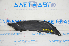 Front bumper grille right Ford Fusion mk5 17-18 without fog lights with white, sand