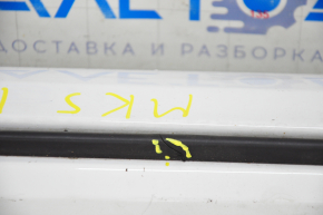 Right threshold Ford Fusion mk5 13-20 white, scratches, dented fastening, torn seal