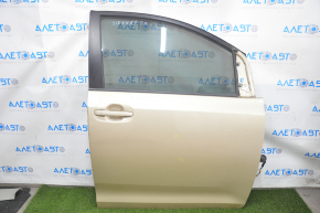 Door assembly front right Toyota Sienna 11-17 gold 4T8, bumps, dried out glass seal