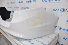 Rear bumper bare Ford Fusion mk5 13-18 white, pressed