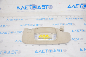 Right visor Ford Fusion mk5 13-20 gray, with backlight, without hook, for cleaning