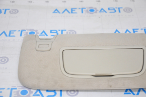 Right visor Ford Fusion mk5 13-20 gray, with backlight, without hook, for cleaning
