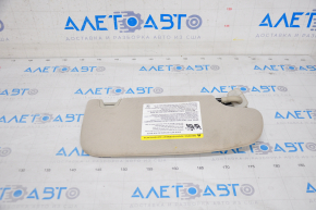 Left visor Ford Fusion mk5 13-20 gray, for cleaning, without hook