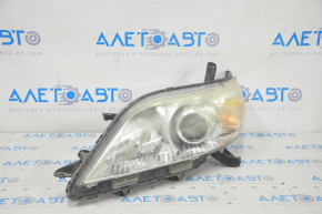 Headlight front left Toyota Sienna 11-20 bare halogen, for polishing, micro-cracks