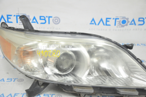 Headlight front right Toyota Sienna 11-20 bare halogen, for polishing, micro-cracks