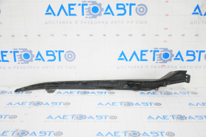 Eyelash of radiator grill right Honda Accord 18-22 dark chrome, scratches, sand
