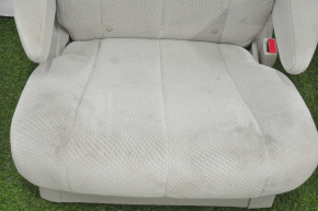 Rear row of seats right 2nd row Toyota Sienna 11-14 velour gray, for 8 seats, mechanical, for dry cleaning