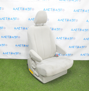 Rear row of seats right 2nd row Toyota Sienna 11-14 velour gray, for 8 seats, mechanical, for dry cleaning