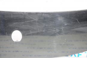 Upper trunk lid trim Lincoln MKZ 13-20 black gloss, broken guide, scratches