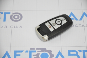 Key smart Ford Fusion mk5 17-20 4 buttons, without autostart. worn, scratches