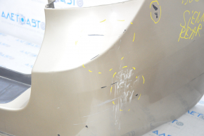 Rear bumper bare Toyota Sienna 11-20 L, LE, XLE, gold, pressed, scratches