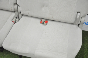 Rear row of seats 3rd row Toyota Sienna 11-14 velour gray, mechanical, dry-cleanable