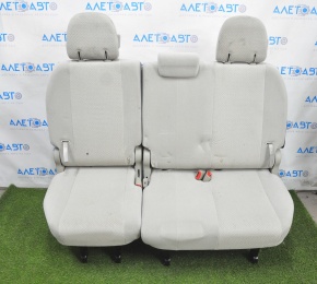 Rear row of seats 3rd row Toyota Sienna 11-14 velour gray, mechanical, dry-cleanable