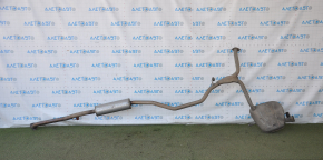 Exhaust line middle part with barrel Honda Accord 18-22 1.5T Sport is flattened
