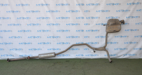Exhaust line middle part with barrel Honda Accord 18-22 1.5T Sport is flattened