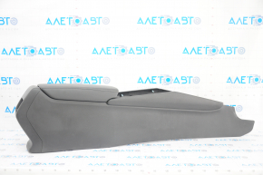 Console central armrest Honda Accord 18-22 black leather, without air duct, scratches