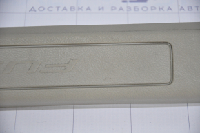 Door sill trim front left Ford Fusion mk5 17-20 gray, scratch, plastic turned white