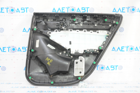 Door trim card rear left Honda Accord 18-22 black, armrest and insert leather, scratches