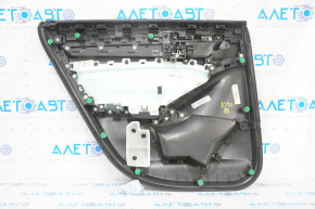 Door trim card rear right Honda Accord 18-22 black, armrest and insert leather, scratches