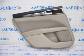 Door trim card rear left Ford Fusion mk5 17-20 cloth, gray, driftwood, scratches