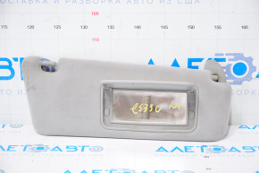 Right visor Lexus ES300 ES330 gray, without hook, for dry cleaning