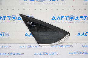 Window blind glass rear left Ford Fusion mk5 13-20 one chrome, scratches on chrome