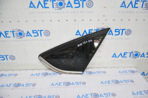 Window blind glass rear right Ford Fusion mk5 13-20 one chrome, butt on chrome, cut seal