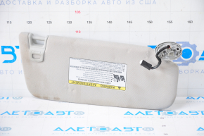 Left visor Toyota Avalon 13-18 gray, without hook, for dry cleaning