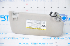 Left visor Toyota Avalon 13-18 gray, without hook, charapins