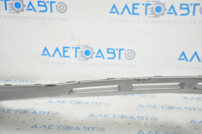 Front bumper lip Audi Q5 8R 13-17 rest, silver, scratches, cracked mount