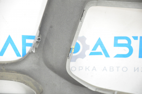 Bare front bumper Audi Q5 8R 13-17 rest, silver, for parking sensors, scratches, pressed, broken fastener