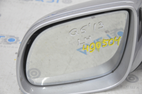 Side mirror left Audi Q5 8R 09-17 15 + 2 pins, BSM, auto-dimming, auto-folding, swivel, heating, silver, scale on mirror element