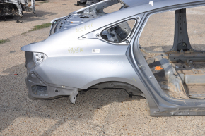 Quarter wing rear right Honda Accord 18-22 silver, on the body, bumps