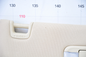 Right visor Toyota Avalon 13-18 beige, without hook, torn