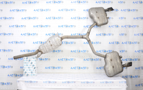 Muffler rear part with barrels Audi A4 B9 17-25 2.0T