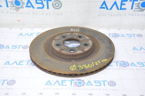 Rear right brake disc Audi A4 B9 17-330/21mm ventilated