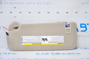 Right visor Cadillac CTS 14 - beige, no hook, broken latch