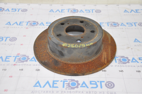Rear left brake disc Toyota Camry v40 280/9mm rusty