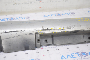 Left threshold Toyota Camry v40 07-11 with absorber, silver, tears, no fragment, scratches