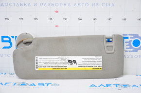 Right visor Cadillac ATS 13 - gray, without hook, dry-cleanable