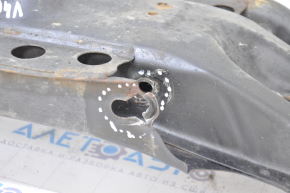Toyota Camry v40 rear subframe rusty, defective arm mount, 2 silent blocks torn. 2 silent blocks cracked