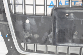 Radiator grill Audi Q5 8R 13-17 rest, for parking sensors, gloss, chrome, sand, peeling paint