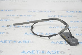 Rear left seat lowering handle Audi Q5 8R 09-17 gray, with cable