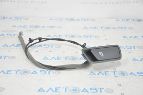 Rear left seat lowering handle Audi Q5 8R 09-17 gray, with cable